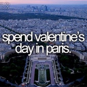 Spend Valentine's Day in Paris