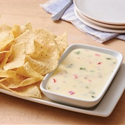 White Queso Dip and Chips