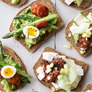 Rye Bread & 2 Smørrebrød