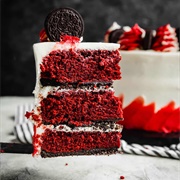 Oreo Red Velvet Cake