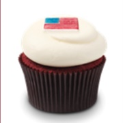 Georgetown Cupcake 4th of July Red Velvet Cupcake