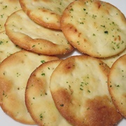 Garlic and Chive Pita Bites
