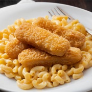 Fish Fingers With Pasta