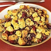 Cornbread Stuffing Cranberries