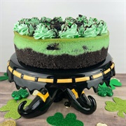 East Side Cheesecakes Paddy&#39;s Mint Mistress Mint Oreo Cheesecake