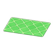 Green Kitchen Mat