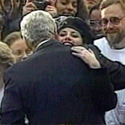 Bill Clinton Hugs Monica Lewinsky (1996)