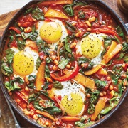 Baked Beans With Egg