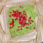 Guacamole With Pomegranate Seeds