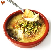 Pistachio Creme Brulee