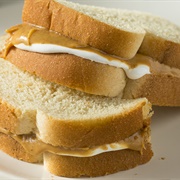 Mayo and Peanut Butter Sandwich