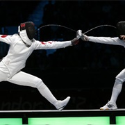 Competed at Fencing