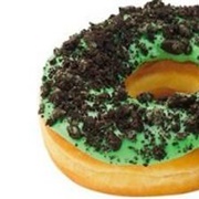 Dunkin' Donuts Mint Oreo Donut