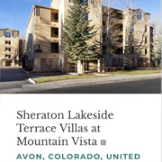 Sheraton Lakeside Avon, CO