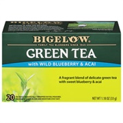 Green Tea With Wild Blueberry Acai