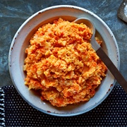 Potato, Sweet Potato and Carrot Mash