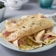 Ham and Cheese Pancakes