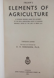 Fream's Elements of Agriculture (D H Robinson)