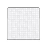 White Mosaic-Tile Flooring