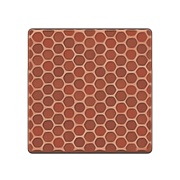 Brown Honeycomb Tile