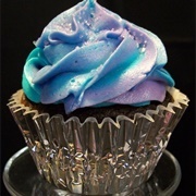 Blue Purple Cupcake