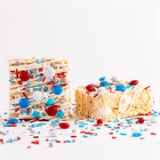Sweet E's Bake Shop 4th of July Rice Krispies Treat