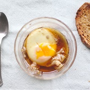 Maple-Poached Eggs