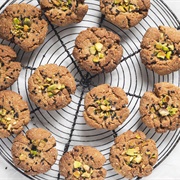 Tahini Cookies With Pistachios
