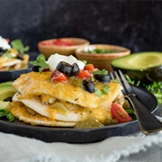 Avocado Flat Enchiladas