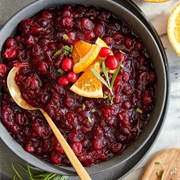 Cranberry Orange Zest Sauce
