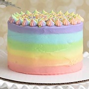 Rainbow Birthday Cake