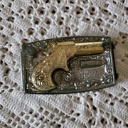 Belt Buckle Derringer Toy Gun