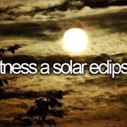 Witness a Solar Eclipse