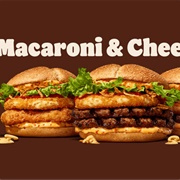 Burger King Mac N Cheese Lover Burger