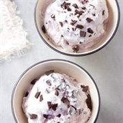 Lavender Chocolate Chip Ice Cream