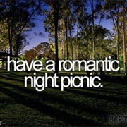 Have a Romantic Night Picnic