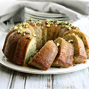 Pistachio Cardamom Cake