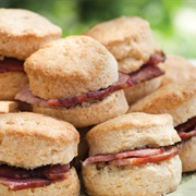 Canadian Bacon Biscuit