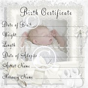 Birth Certificate