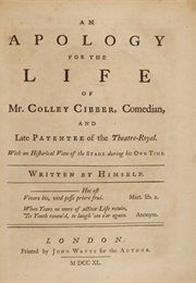 An Apology for the Life of Mr Colley Cibber (Colley Cibber)