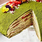 Matcha Crepe Cake