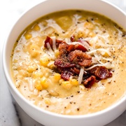 Slow-Cooked Corn Chowder