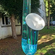 Place Lion and the Monument 'The Triumph of Light', Dinant