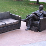 Bob Newhart Statue, Navy Pier, Chicago