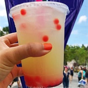 Green Apple Spell Lemonade With Cherry Drops