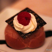 Lemon-Raspberry Cream Puff