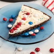 Red White &amp; Blue Brownie Pizza