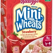 Kelloggs Frosted Mini Wheat Strawberry
