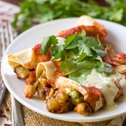 Avocado Breakfast Enchiladas