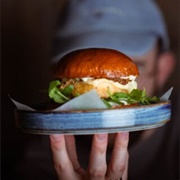 Buttermilk Fried Halloumi Burger
